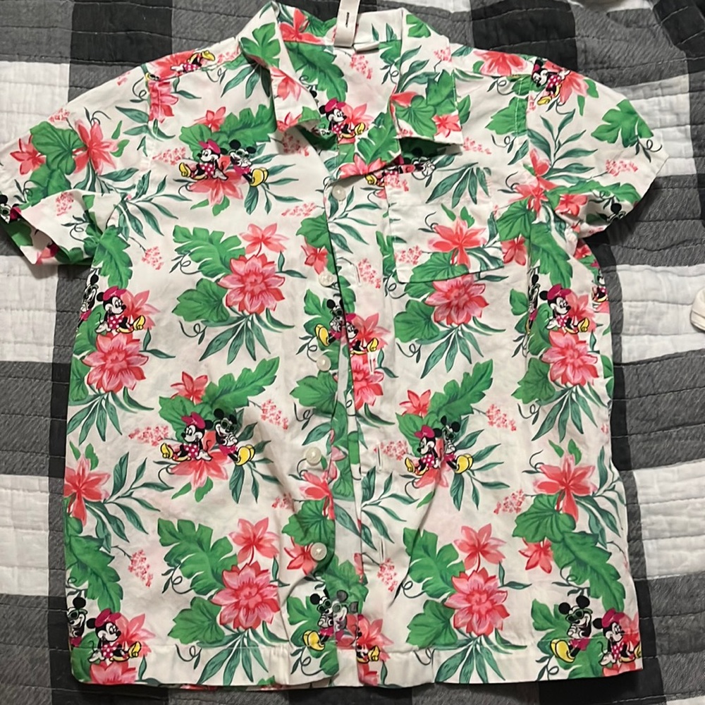 Janie and Jack Disney button up shirt